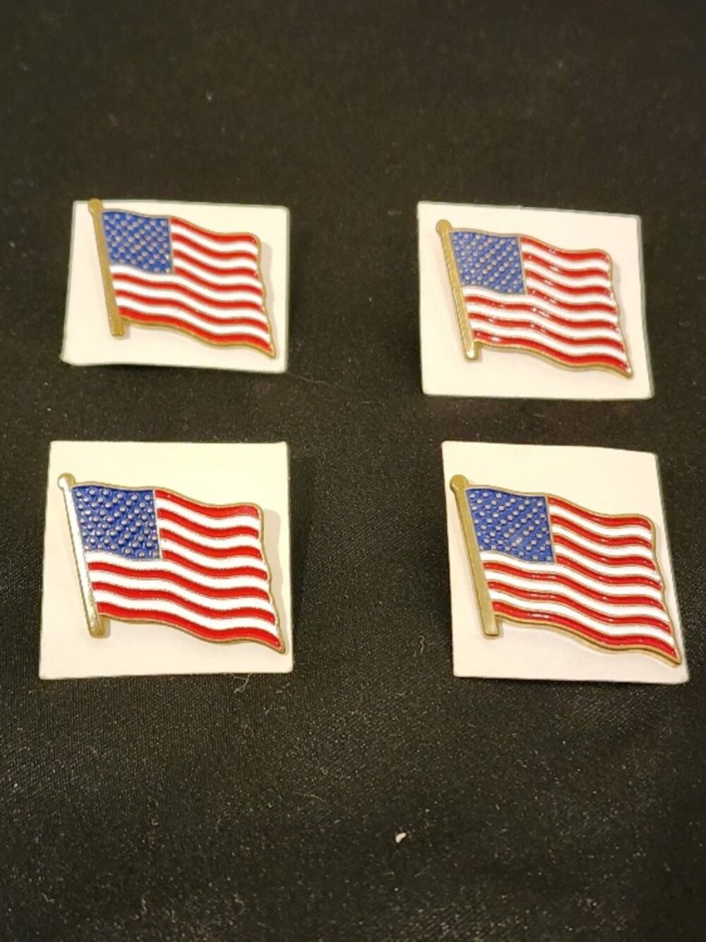 American Flag Lapel Pins - Four